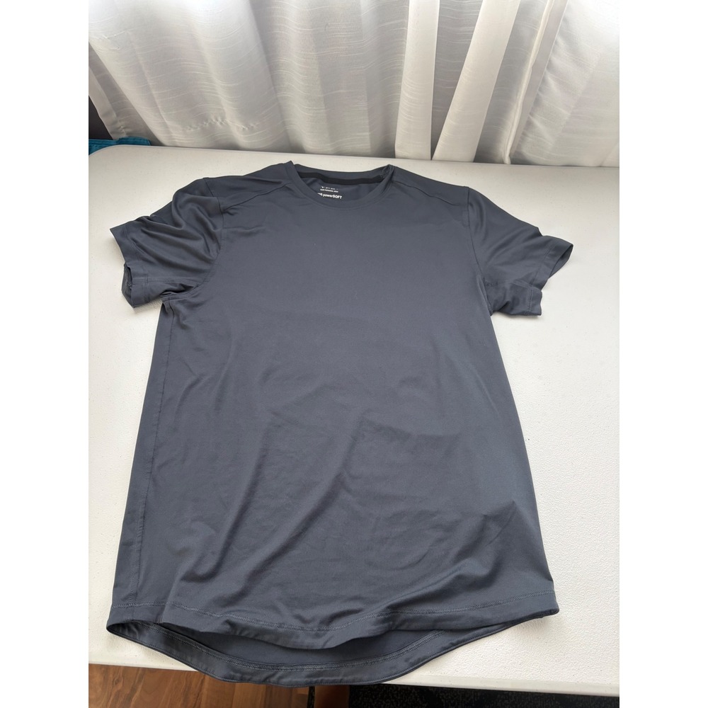 YPB Mens powerSOFT Training Club Short Sleeve Tee Shirt Gray S 8GW93PEED42